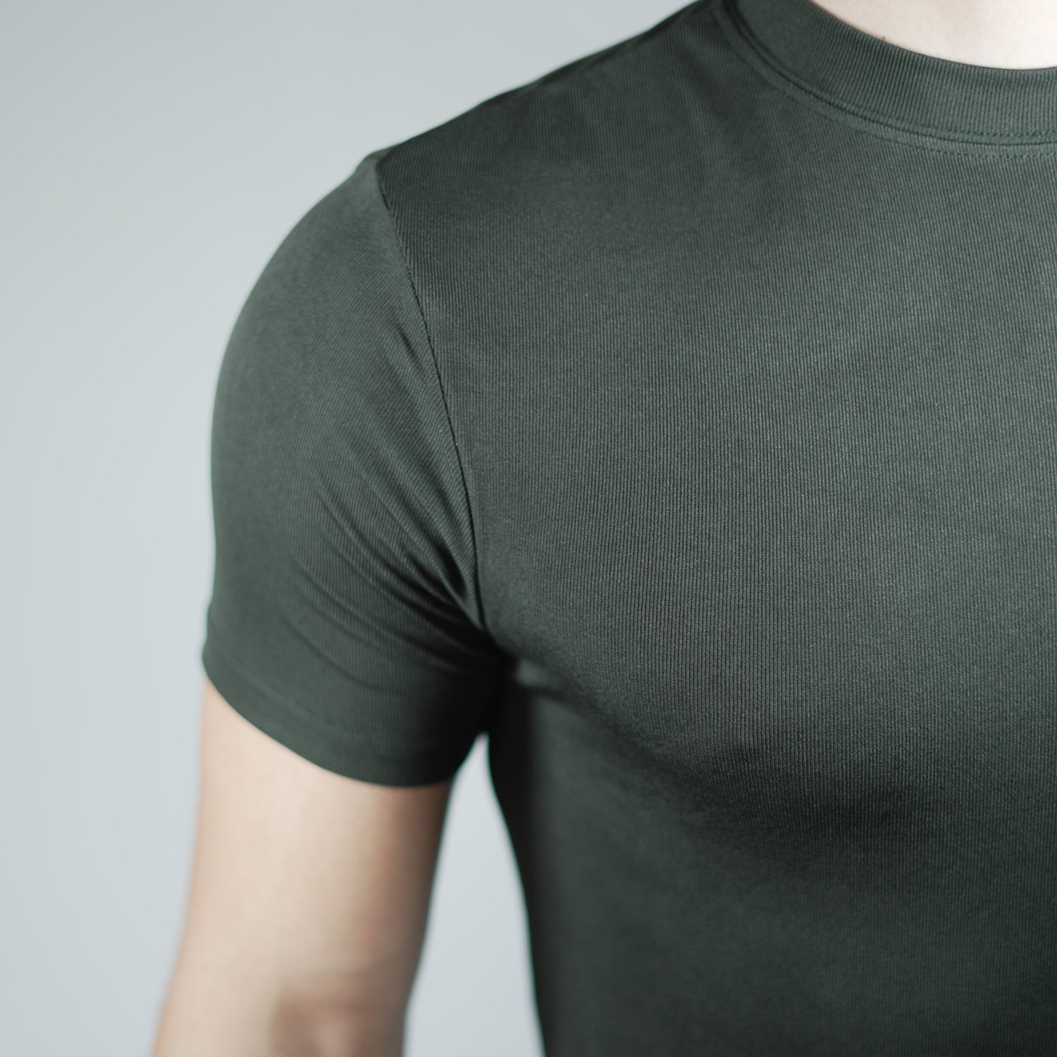 High Collar Fitness T-shirt