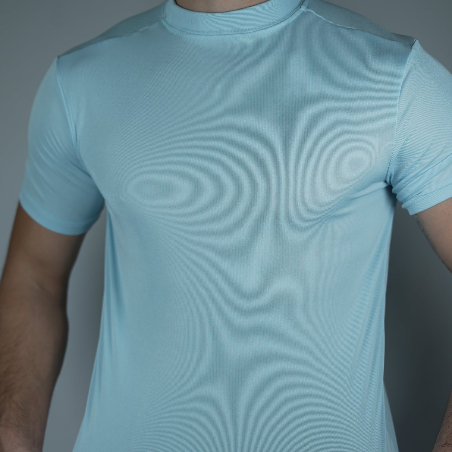 High Collar Fitness T-shirt