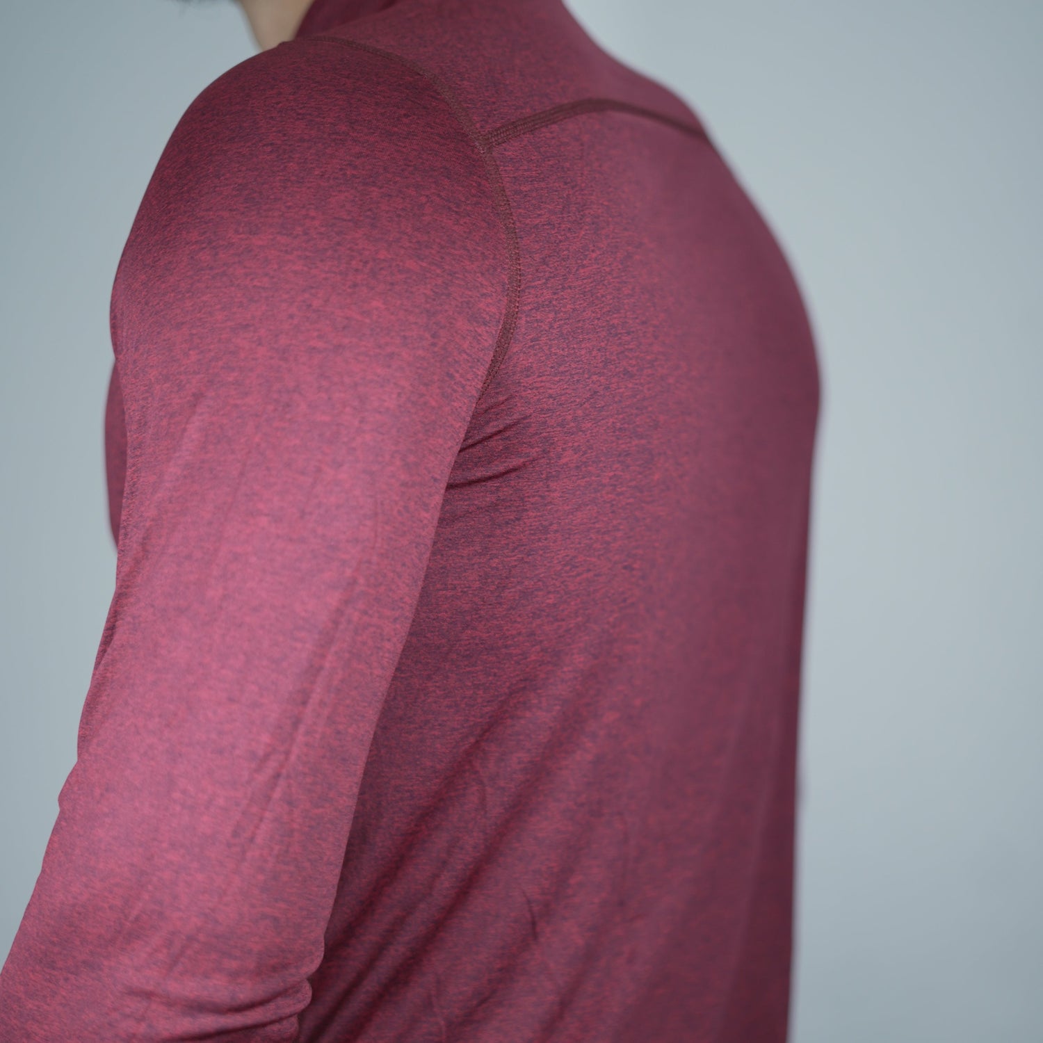 Half-Zipper Slim-Fit Sweatshirt